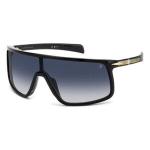 New DAVID BECKHAM Black Shield DB 99/Visor 2M208 Sunglasses Women